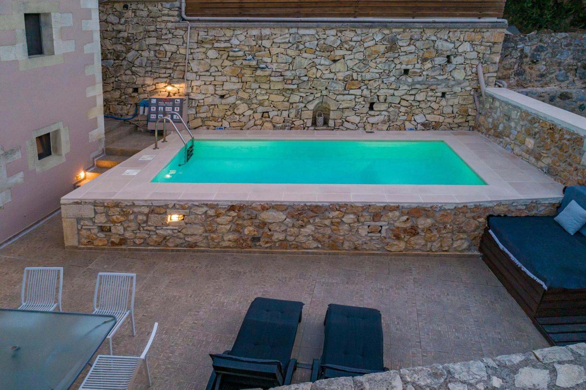 Olga'S Filoxenia - Villa Aladanos-Private Pool And Heated Jacuzzi Makhairoí Eksteriør billede
